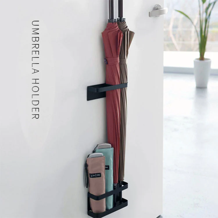 डोअर साइड कॉर्नर स्टँडिंग वॉटरप्रूफ छत्री धारक