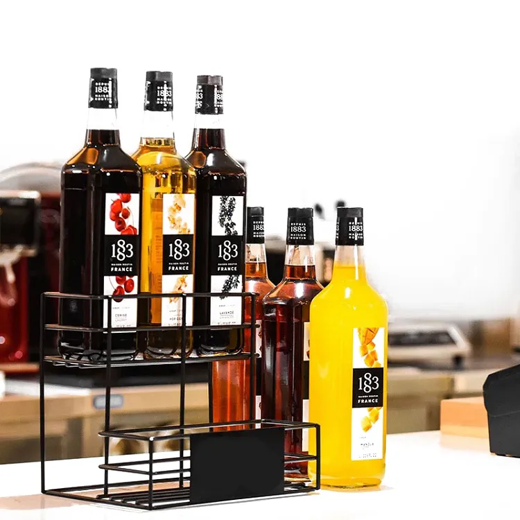 लाइनर स्पेस-सेव्हिंग काउंटरटॉप रॅक स्पाइस ऑर्गनायझर